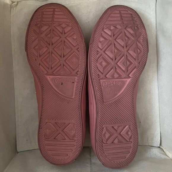 Rose mauve pink monochromatic converses - Picture 4 of 6